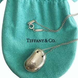 COPY - Sterling Silver Tiffany & Co. Bean Locket & Chain